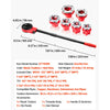 VEVOR Ratchet Pipe Threader Kit with 6 Dies, 1/2" NPT to 2" NPT Manual Ratcheting Pipe Threading Tool, Portable Pipes Threader Set with Toolbox for Plumbing Installation & Repair