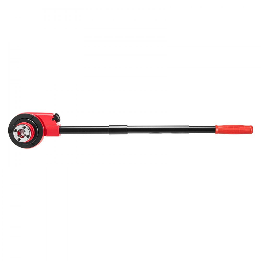 VEVOR Ratchet Pipe Threader Kit with 6 Dies, 1/2" NPT to 2" NPT Manual Ratcheting Pipe Threading Tool, Portable Pipes Threader Set with Toolbox for Plumbing Installation & Repair