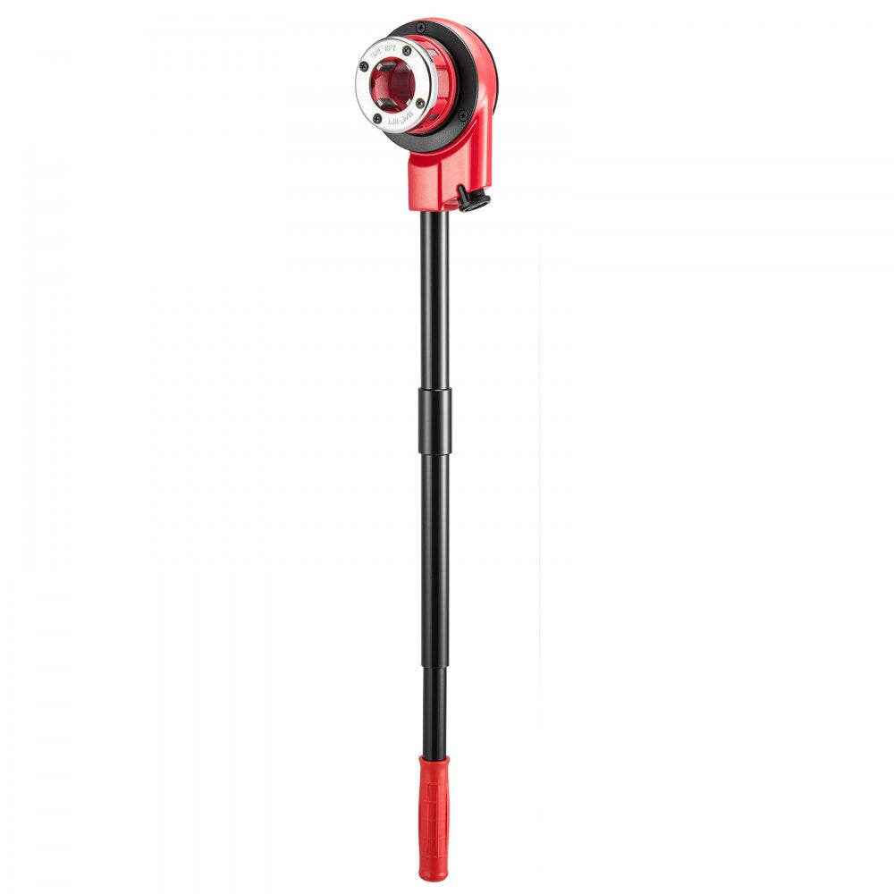 VEVOR Ratchet Pipe Threader Kit with 7 Dies, 3/8" NPT to 2" NPT Manual Ratcheting Pipe Threading Tool, Portable Pipes Threader Set with Toolbox for Plumbing Installation & Repair