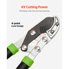 VEVOR Loppers for Tree Trimming, 32 inch Garden Anvil Trimmer with Compound Action, Sharp Steel Blade, Heavy Duty Tree Branch Cutter Up to 2 inch Dia Cut Capacity, Ergonomically Designed Handles