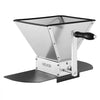 VEVOR Manual Grain Mill, Homebrew Malt Grinder, Adjustable Barley Mill Crusher for Wheat Beer Brewing - with 2 Stainless Steel Rollers, 1.06 Gallon Hopper & Metal Base Plate