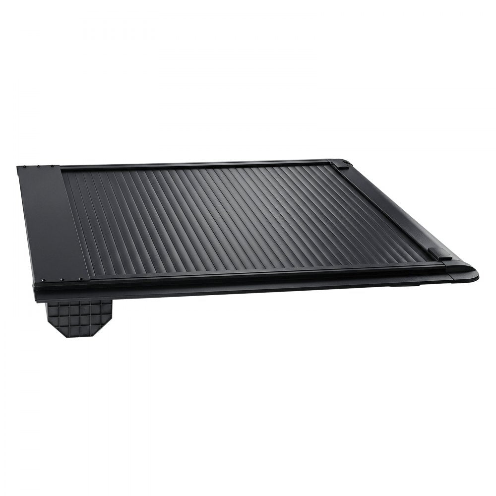 VEVOR Retractable Tonneau Cover 5.8FT Hard Truck Bed Cover Manual Retract, Compatible with 2007-2026 Silverado/Sierra 1500 5.8FT Bed (69.3"), Waterproof Aluminum Frame, T-Slot & Lock Key for Trips
