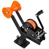 VEVOR Boat Trailer Winch Stand with Roller, 3500 lbs, 20ft Orange Polyester Strap, Boat Winch Mount, for 2-3 Inches W x 3-4 Inches H Trailer Tongue, Fit for Jet Ski, Sailboat, Speedboat