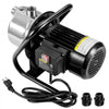 VEVOR Shallow Well Pump, 1.1 HP 115V, 978 GPH 131 ft Height, 40psi Max Pressure, Portable Stainless Steel Sprinkler Booster Jet Pumps for Garden Lawn Irrigation system, Lake Fountain, Water Transfer