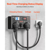 VEVOR Manual EV Charging Switch, NEMA 10-30, Splitter Switch for Dryer & EV, 24A Max 240V Manual Power Distribution with Circuit Breaker, Real-Time Display, Hand-Operated Selector, Plug and Play, ETL
