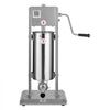 VEVOR Manual Sausage Stuffer, 11 LBS / 5 L Vertical Meat Stuffer, Dual-Speed Sausage Casing Meat Filling Machine, Stainless Steel Heavy Duty Filler with 5 Stuffing Tubes, for Commercial & Home Use