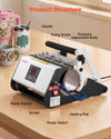 VEVOR Tumbler Heat Press Machine, 30 oz and 40 oz Mug Press, Fast and Even Heating, with Tape, Gloves, Easy Temp and Time Setting, Heat Transfer for Sublimation Tumblers, Cups, Mugs, Black and White