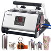 VEVOR Tumbler Heat Press Machine, 30 oz and 40 oz Mug Press, Fast and Even Heating, with Tape, Gloves, Easy Temp and Time Setting, Heat Transfer for Sublimation Tumblers, Cups, Mugs, Black and White