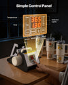 VEVOR Tumbler Heat Press Machine, 40 oz Tumbler Press, Fast and Even Heating, with Tape, Gloves, Easy Temp and Time Setting, Heat Transfer for Sublimation Insulated Tumblers, Cups, Black and White