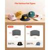 VEVOR Hat Heat Press Machine, with 2 Interchangeable Platens and Caps Stretcher, Precise Temperature & Time Control, Heat Press for Hats and Caps, for HTV Iron On and Sublimation Projects, White
