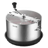 VEVOR Manual Bud Leaf Trimmer, 16 in Reaper Bowl Bud Trimmer with Stainless Steel Blades, Visual Cutting, Wet & Dry Hydroponic Cutting Machine with Tray, Twisted Spin Cut for Plant Buds Flowers