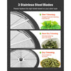 VEVOR Bud Leaf Bowl Trimmer, 19 in Manual Bud Trimmer, with Sharp Stainless Steel Blades, Visual Cutting, Wet & Dry Hydroponic Cutting Machine, Twisted Spin Cut for Plants Leaves Buds Flowers