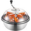 VEVOR Bud Leaf Bowl Trimmer, 19 in Manual Bud Trimmer, with Sharp Stainless Steel Blades, Visual Cutting, Wet & Dry Hydroponic Cutting Machine, Twisted Spin Cut for Plants Leaves Buds Flowers