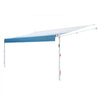 VEVOR Manual RV Awning Complete Kit, 17.12FT Retractable RV Awning with Aluminum Alloy Frame & Waterproof PVC Fabric, Outdoor Camping Trailer Awnings Fit Most RVs (17FT Type, Gradient Blue)