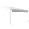 VEVOR Manual RV Awning Complete Kit, 10.12FT Retractable RV Awning with Aluminum Alloy Frame & Waterproof PVC Fabric, Outdoor Camping Trailer Awnings Fit Most RVs (10FT Type, Gradient Gray)