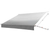 VEVOR Manual RV Awning Complete Kit, 10.12FT Retractable RV Awning with Aluminum Alloy Frame & Waterproof PVC Fabric, Outdoor Camping Trailer Awnings Fit Most RVs (10FT Type, Gradient Gray)