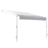 VEVOR Manual RV Awning Complete Kit, 10.12FT Retractable RV Awning with Aluminum Alloy Frame & Waterproof PVC Fabric, Outdoor Camping Trailer Awnings Fit Most RVs (10FT Type, Gradient Gray)