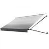 VEVOR Manual RV Awning Complete Kit, 14.12FT Retractable RV Awning with Aluminum Alloy Frame & Waterproof PVC Fabric, Outdoor Camping Trailer Awnings Fit Most RVs (14FT Type, Gradient Black)
