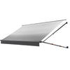 VEVOR Manual RV Awning Complete Kit, 14.12FT Retractable RV Awning with Aluminum Alloy Frame & Waterproof PVC Fabric, Outdoor Camping Trailer Awnings Fit Most RVs (14FT Type, Gradient Black)