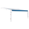 VEVOR Manual RV Awning Complete Kit, 20.12FT Retractable RV Awning with Aluminum Alloy Frame & Waterproof PVC Fabric, Outdoor Camping Trailer Awnings Fit Most RVs (20FT Type, Gradient Blue)