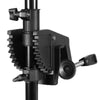 VEVOR Electric Trolling Motor, Transom Mounted Outboard Boat Motors 12V 55lbs Thrust, 8-Speed Electric Boat Engine w/ Battery Indicator, for Kayaks, Fishing Boats on Freshwater/Saltwater, 30-In Shaft
