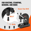 VEVOR Arbor Press, 0.5 Ton Manual Arbor Press, 4.6" Maximum Height, Cast Iron Heavy-duty Manual Desktop Arbor Press, Precision Hand Press for Stamping, Bending, Stretching, Forming