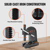 VEVOR Arbor Press, 1 Ton Manual Arbor Press, 5.9" Maximum Height, Cast Iron Heavy-duty Manual Desktop Arbor Press, Precision Hand Press for Stamping, Bending, Stretching, Forming