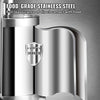 VEVOR Sausage Stuffer, 2.5LBS/1.5L Capacity, 304 Stainless Steel Vertical Sausage Stuffer, Sausage Filling Machine with 3 Stuffing Tubes, Suction Base and Manual Crank for Household or Commercial Use