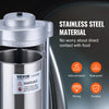 VEVOR Manual Sausage Stuffer, 2 L / 5 LBS Vertical Sausage Machine with G-type Clamp, Food-Grade 304 Stainless Steel Barrel with 2 Stuffing Tubes, for Home Kitchen Restaurant Commercial