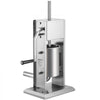 VEVOR Manual Sausage Stuffer, 5LBS/3L Capacity, Two Speed 304 Stainless Steel Vertical Sausage Stuffer, Sausage Filling Machine with 4 Stuffing Tubes, Suction Base for Household or Commercial Use