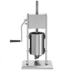 VEVOR Manual Sausage Stuffer, 5LBS/3L Capacity, Two Speed 304 Stainless Steel Vertical Sausage Stuffer, Sausage Filling Machine with 4 Stuffing Tubes, Suction Base for Household or Commercial Use