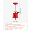 VEVOR 8 Gallon Waste Oil Drain Tank, Industrial Fluid Drain Tank with Adjustable Funnel Height, Portable Oil Drainer with Wheels & Toolbox, Fluid Fuel Transfer Drainage for Auto Repair Shops, Red
