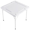 VEVOR Mahjong Table, 4 Player Folding Domino Table with Wear-Resistant Green Tabletop, Portable Square Card Table with 4 Cup Holders & 4 Chip Trays for Mahjong Poker Puzzles, 35.4 x 35.4-inch