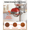 VEVOR Manual Grain Mill with High Hopper, Hand-Crank Corn Grinder, Heavy Duty Cast Iron Wheat Grinding Mill with Stable Table Clamp & Dust Cover for Grains Spices Coffee Beans Nuts