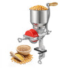 VEVOR Manual Grain Mill with High Hopper, Hand-Crank Corn Grinder, Heavy Duty Cast Iron Wheat Grinding Mill with Stable Table Clamp & Dust Cover for Grains Spices Coffee Beans Nuts