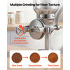 VEVOR Manual Grain Mill with High Hopper, Hand-Crank Corn Grinder, Heavy Duty Cast Iron Wheat Grinding Mill with Stable Table Clamp for Grains Spices Coffee Beans Nuts