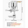 VEVOR Manual Grain Mill with High Hopper, Hand-Crank Corn Grinder, Heavy Duty Cast Iron Wheat Grinding Mill with Stable Table Clamp for Grains Spices Coffee Beans Nuts
