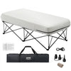 VEVOR Air Mattress Twin with Frame, 1 Person Inflatable Mattress with Pump & Rolling Carry Case, Portable Folding Blow Up Mattress Supports 300lbs, Fast Inflating Air Bed for Home, Guests & Camping