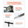 VEVOR PCP Hand Pump, 3.5 Stage, High Pressure Air Rifle Filling Stirrup Pump, 31.03 MPa 4500 PSI, with Oil-Moisture Filter, Pressure Gauge, Stainless Steel Body, for Airguns Paintball Tire Filling