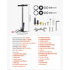 VEVOR PCP Hand Pump, 3.5 Stage, High Pressure Air Rifle Filling Stirrup Pump, 31.03 MPa 4500 PSI, with Oil-Moisture Filter, Pressure Gauge, Stainless Steel Body, for Airguns Paintball Tire Filling