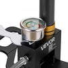 VEVOR PCP Hand Pump, 3 Stage, High Pressure Air Rifle Filling Stirrup Pump, Max 41.37 MPa 6000 PSI, with Oil-Moisture Filter, Pressure Gauge, Stainless Steel Body, for Airguns Paintball Tire Filling