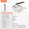 VEVOR Paper Cutter, Guillotine Trimmer, 18" Cut Length, 15 Sheets Capacity, Heavy Duty Guillotine Paper Cutter with Guard Rail/Blade Lock for Cardstock/Cardboard, Paper Trimmer for Home Office School