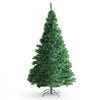 VEVOR Christmas Tree, 7.5ft Prelit Artificial Xmas Tree, Full Holiday Decor Tree with 550 Multi-Color LED Lights, 1346 Branch Tips, Metal Base for Home Party Office Decoration Tested to UL Standards