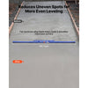 VEVOR Concrete Screed 96 in Length Manual Screed Board Aluminum Alloy Blue, Built-in Bubble Level, Powder-coated Finish, Lightweight Paver Leveling Tool for Patio, Sidewalk, Garage Floor Finishing