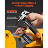 VEVOR Grease Gun, 8000 PSI High Pressure, Heavy Duty Pistol Grip Grease Gun Kit with 14 oz Capacity, Includes 18-Inch Flex Hose, 1 Extension Rigid Pipe and 1 Sharp Type Nozzle for Automotive, Marine