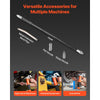 VEVOR Grease Gun, 8000 PSI High Pressure, Heavy Duty Pistol Grip Grease Gun Kit with 14 oz Capacity, Includes 18-Inch Flex Hose, 1 Extension Rigid Pipe and 1 Sharp Type Nozzle for Automotive, Marine