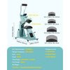 VEVOR Hat Heat Press Machine, with 4pcs Interchangeable Platens, Precise Temperature and Time Control, Hat Press for HTV Iron On and Sublimation Projects, for Caps, Headbands, Cuffs, Face Masks, Green