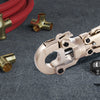VEVOR Copper Press Tool Tube Fittings Crimping Kit, 360° Rotatable Press Crimper Tool with 1/2", 3/4", 1" Quick Change Jaws, Locking Pin & Extendable Handle, Meet ASTM B88 and B75 Standard