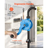 VEVOR Drum Pump 4-6.7 GPM Flow Polypropylene Rotary Barrel Pump Hand Crank, Fits 15 to 55 Gallon Drums, Hand-Operated with Suction Tube, Rapid Transfer of Water, Diesel, Kerosene, Mild Acids & Alkalis