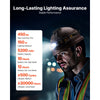 VEVOR Headlamp, Bright LED Rechargeable Headlight, Lightweight Head Flashlight with 16 Lighting Modes, Adjustable Headband & 90° Angle, Zoomable Head Lamp for Camping, Running, Hiking, Fishing